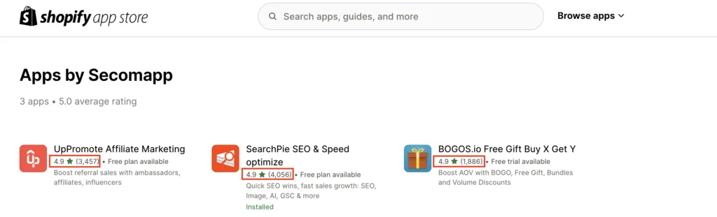 shopify-seo-app-searchpie-secomapp-apps