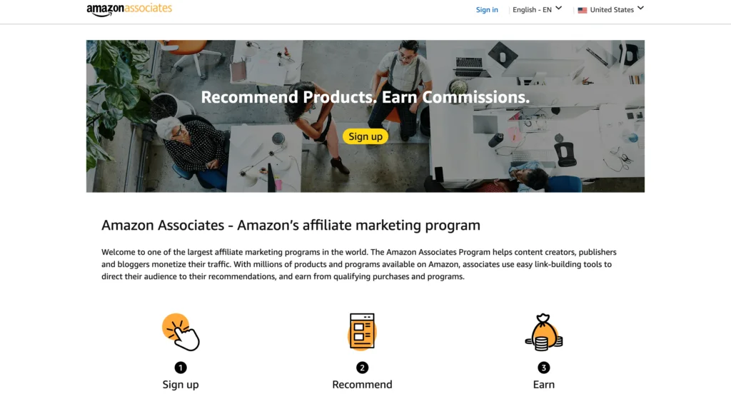 amazon affiliate program