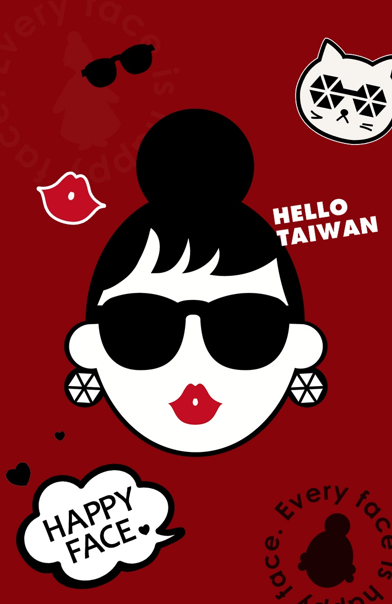 Happy Face 品牌 IP 視覺插畫